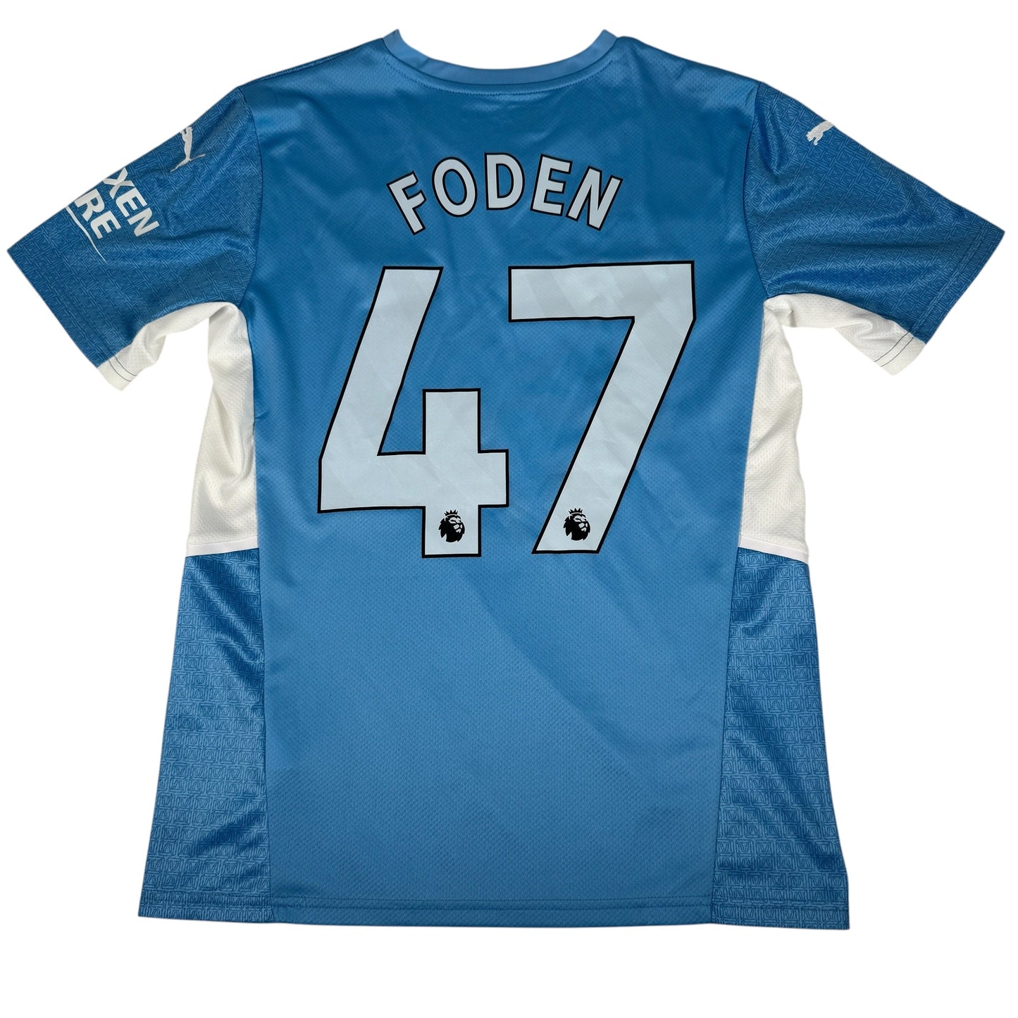 Manchester City 2021/2022 Home Football Shirt Medium - FODEN 47