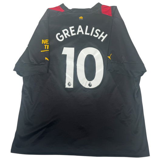 Manchester City 2022/2023 Away Shirt 3XL - GREALISH 10