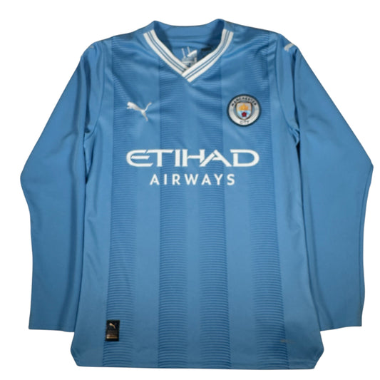 Manchester City 2023/2024 Home Long Sleeve Shirt Small