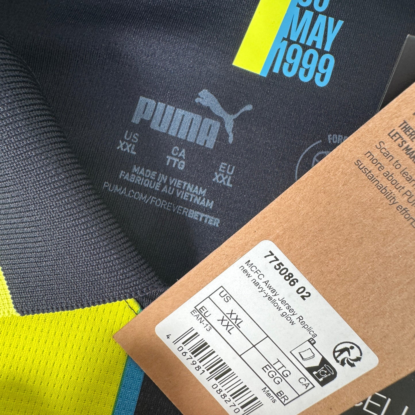 Manchester City 2024/2025 Away Shirt 2XL BNWT