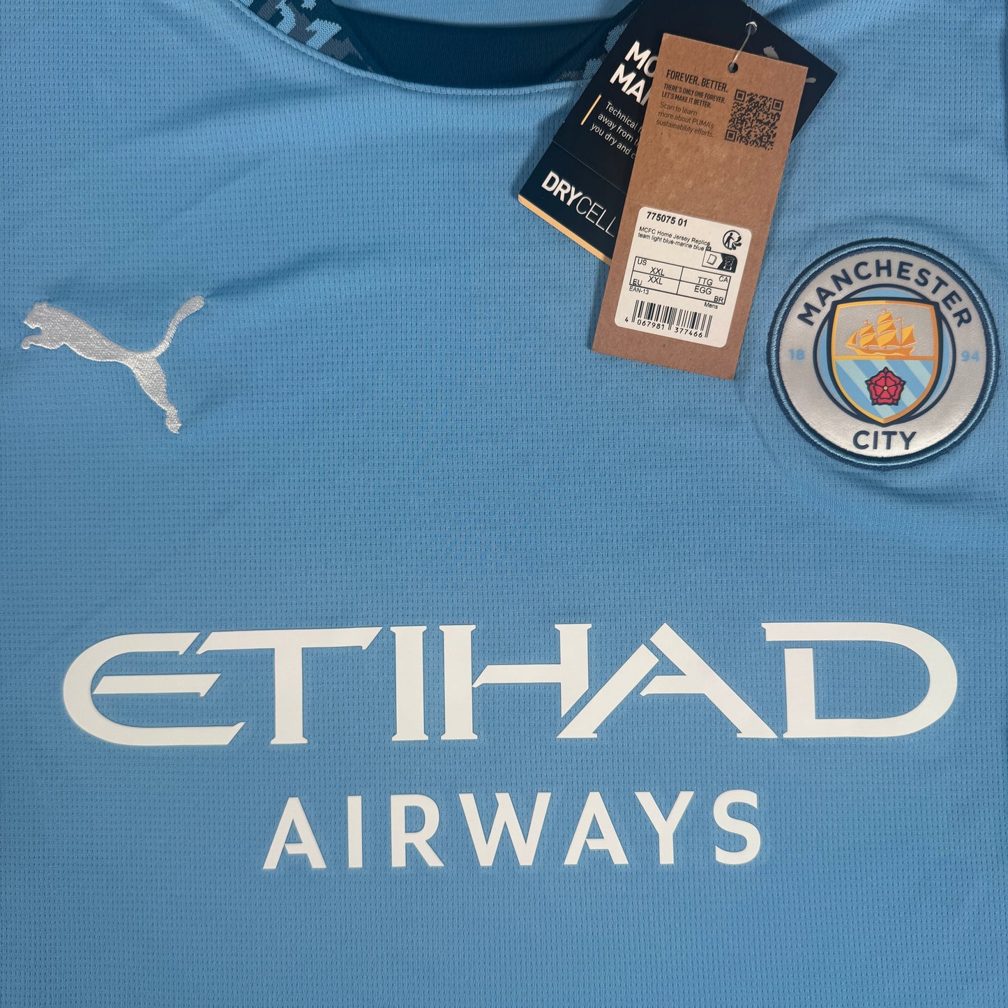 Manchester City 2024/2025 Home Shirt 2XL BNWT
