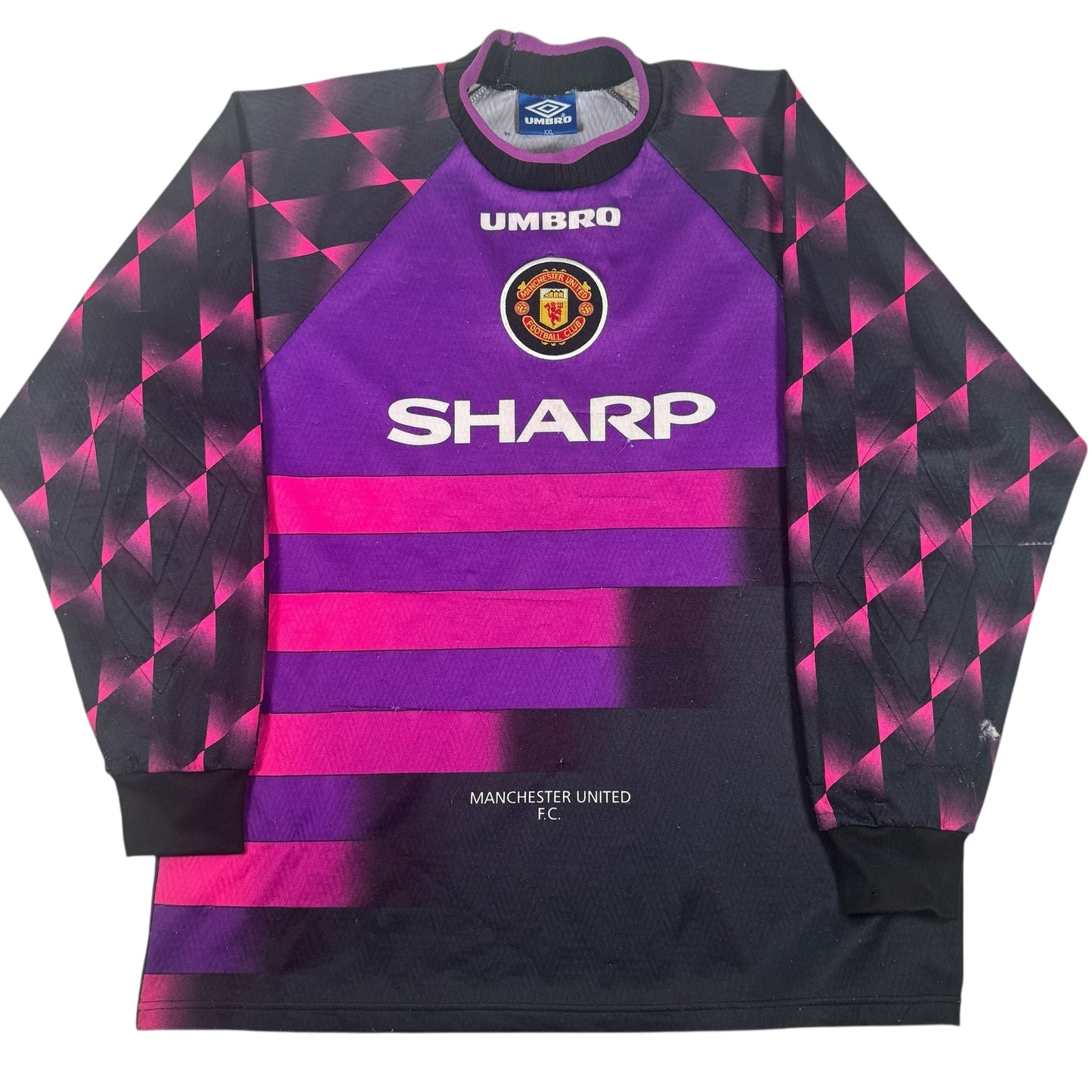 Manchester United 1996/1997 Goalkeeper Football Shirt 2XL