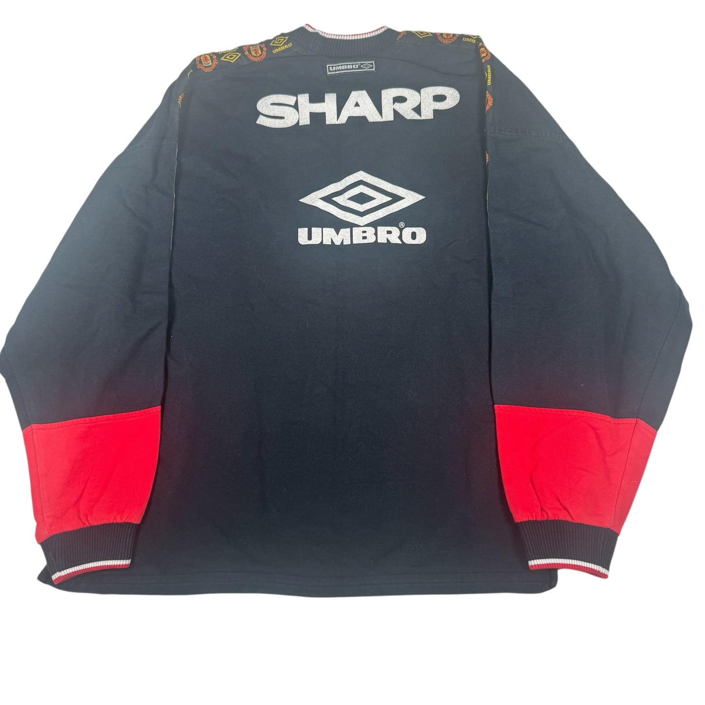 Manchester United 1996/1997 Training Sweatshirt Large
