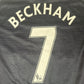 Beckham 7 Manchester United 2000/2001 Third Football Shirt Medium