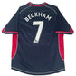 Beckham 7 Manchester United 2000/2001 Third Football Shirt Medium