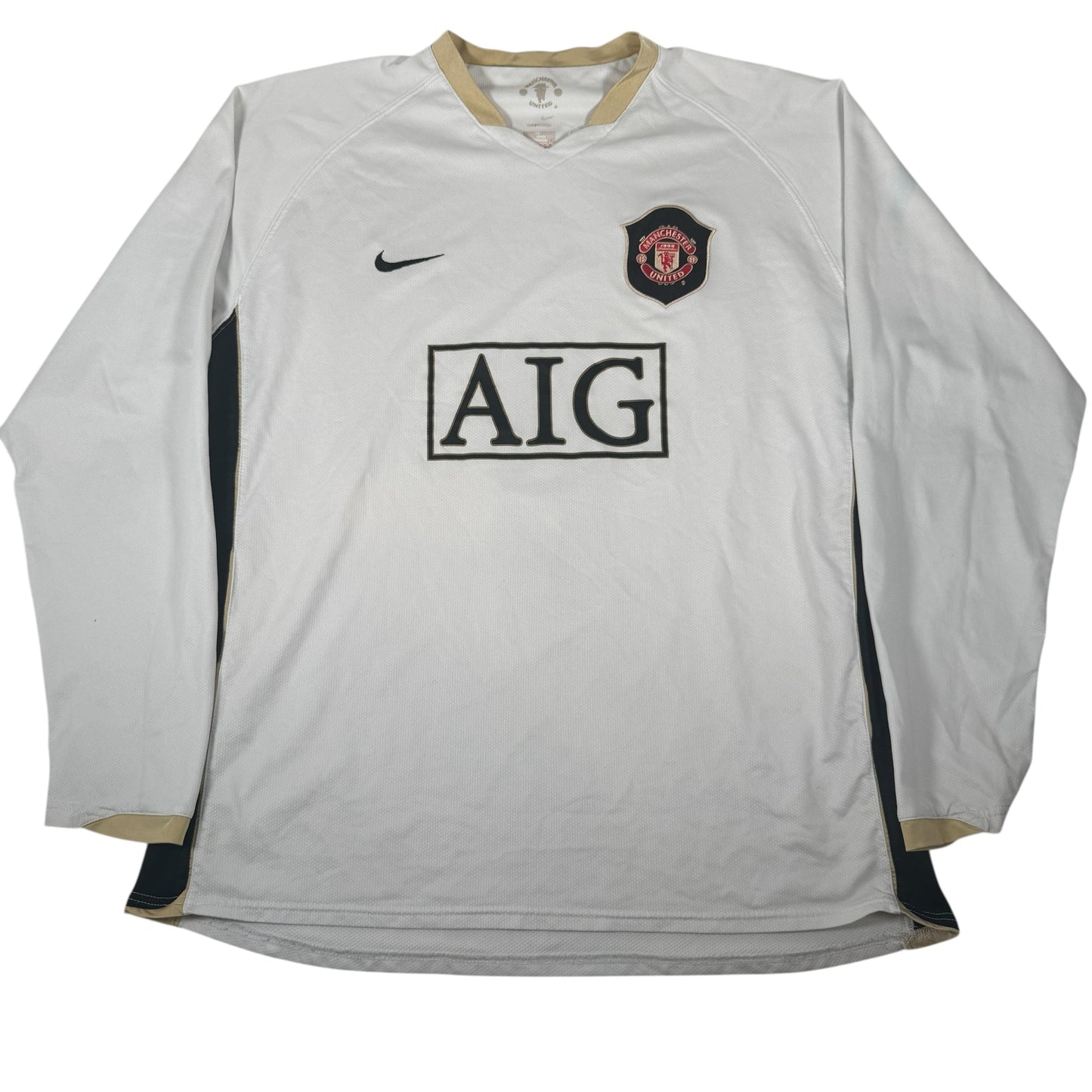 ROONEY 8 Manchester United 2006/2007/2008 Away Long Sleeve Football Shirt 2XL