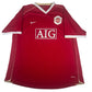 Manchester United 2006/2007 Home Football Shirt 3XL