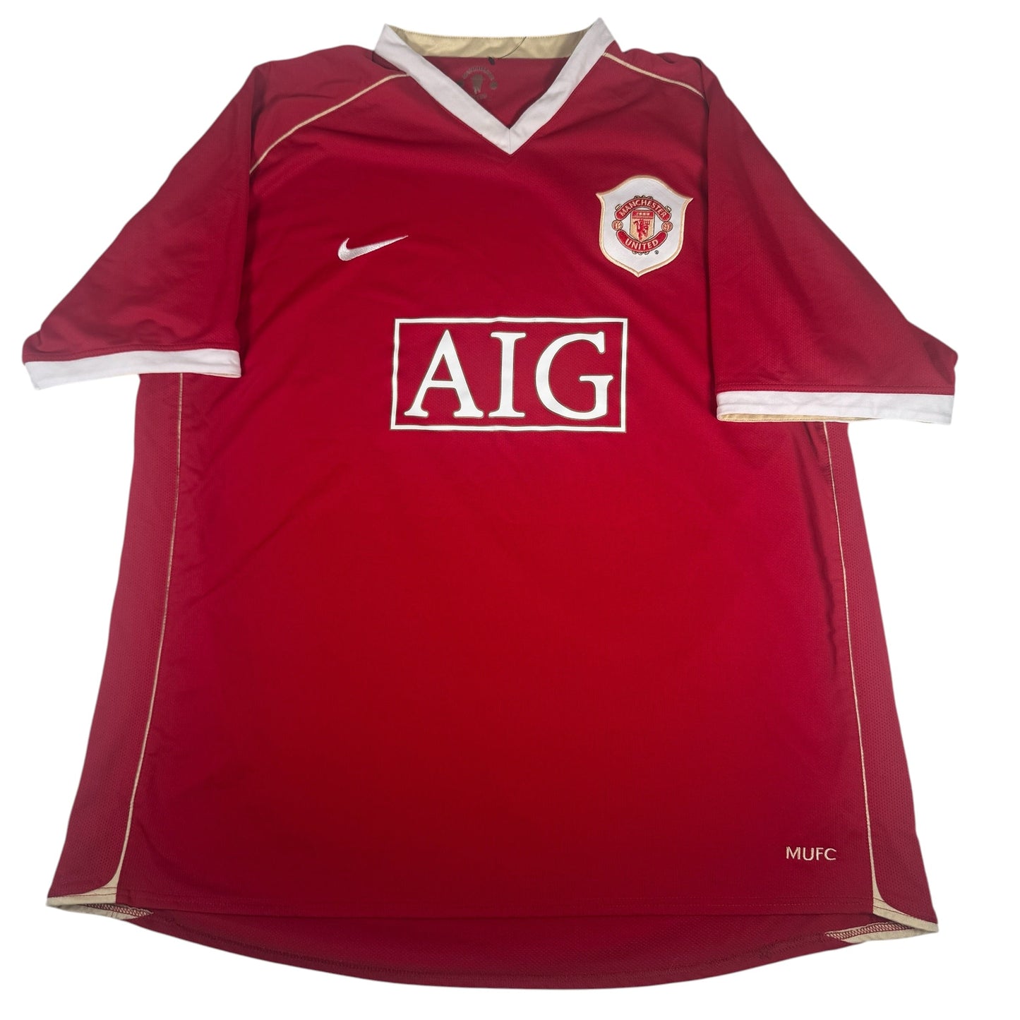 Manchester United 2006/2007 Home Football Shirt 3XL