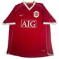 Manchester United 2006/2007 Home Football Shirt Large