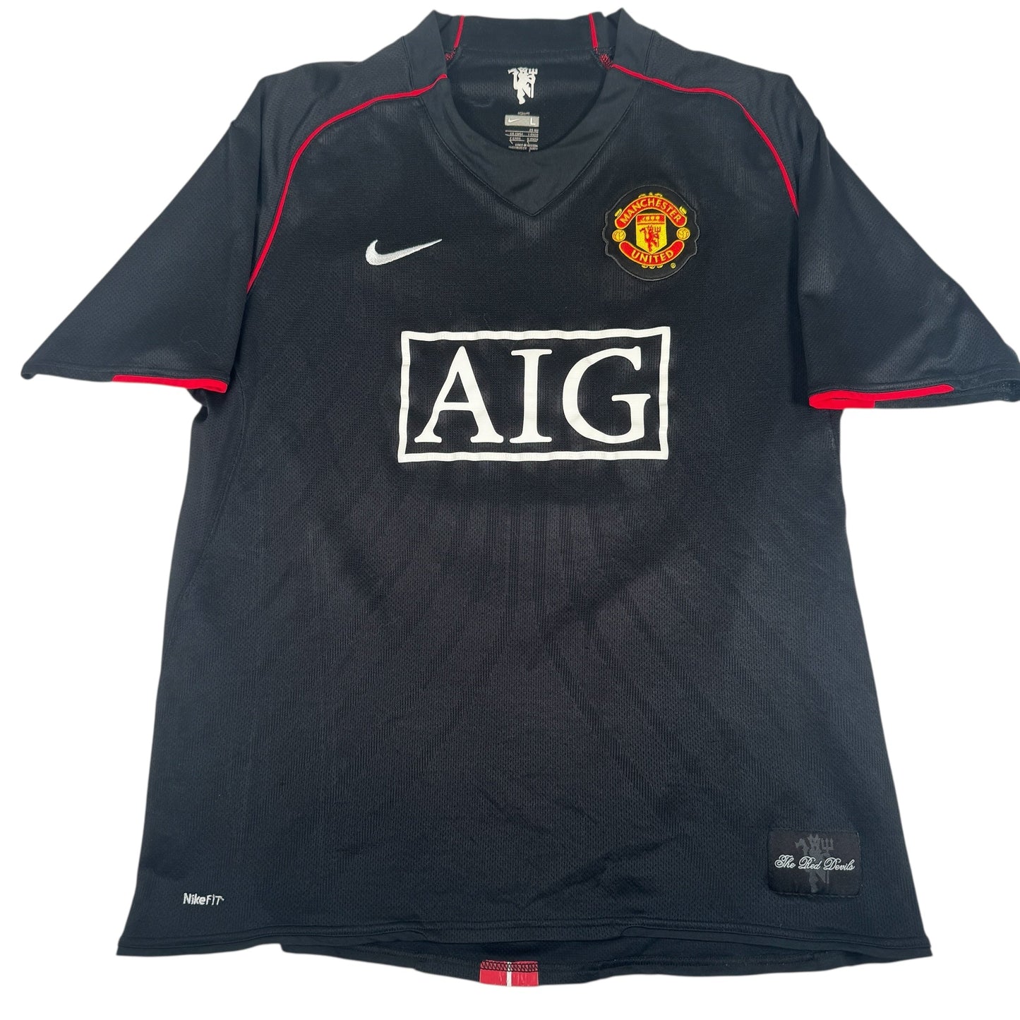 ANDERSON 8 Manchester United 2007/2008 Away Football Shirt Large