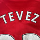 TEVEZ 32 Manchester United 2007/2008 Home Football Shirt Medium