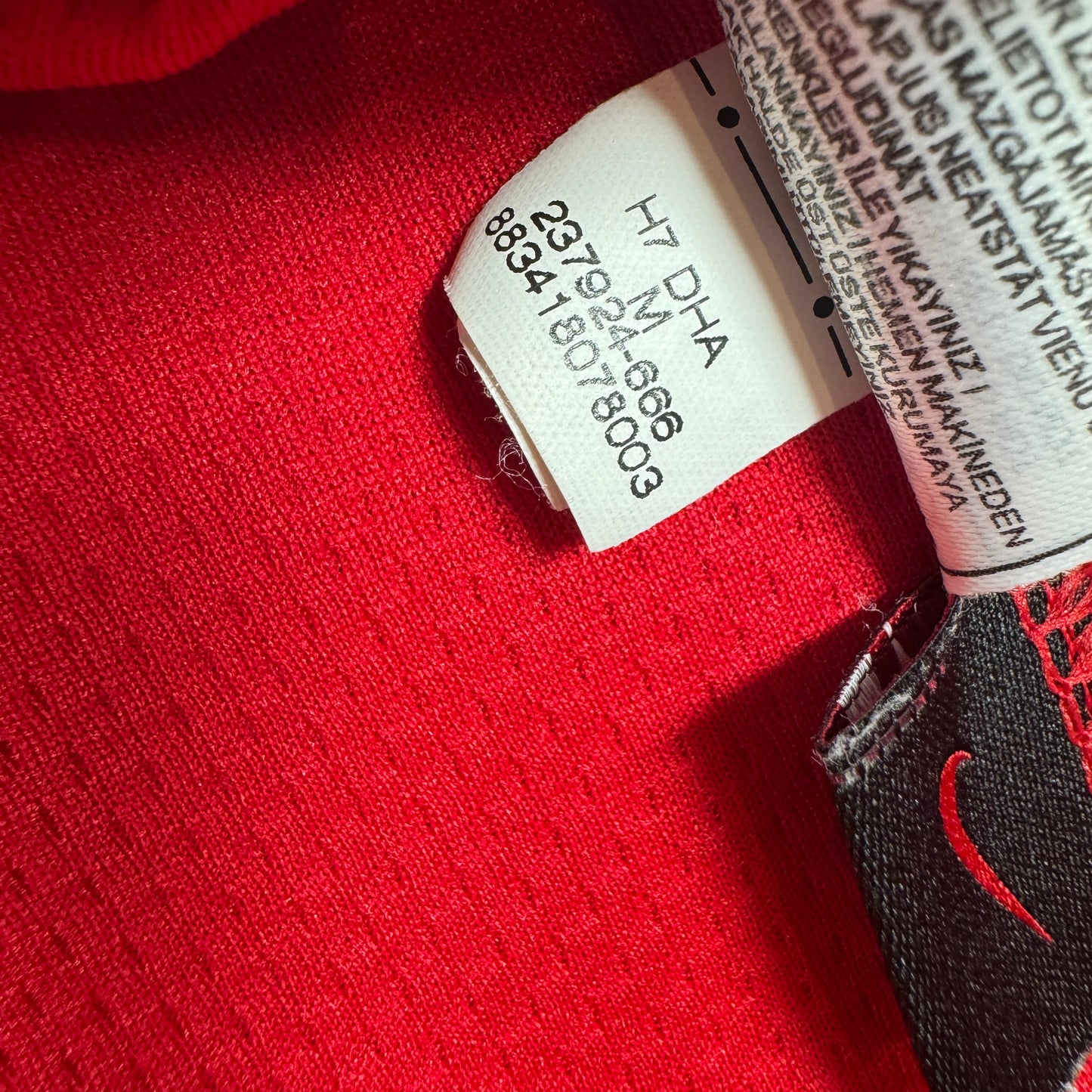 TEVEZ 32 Manchester United 2007/2008 Home Football Shirt Medium