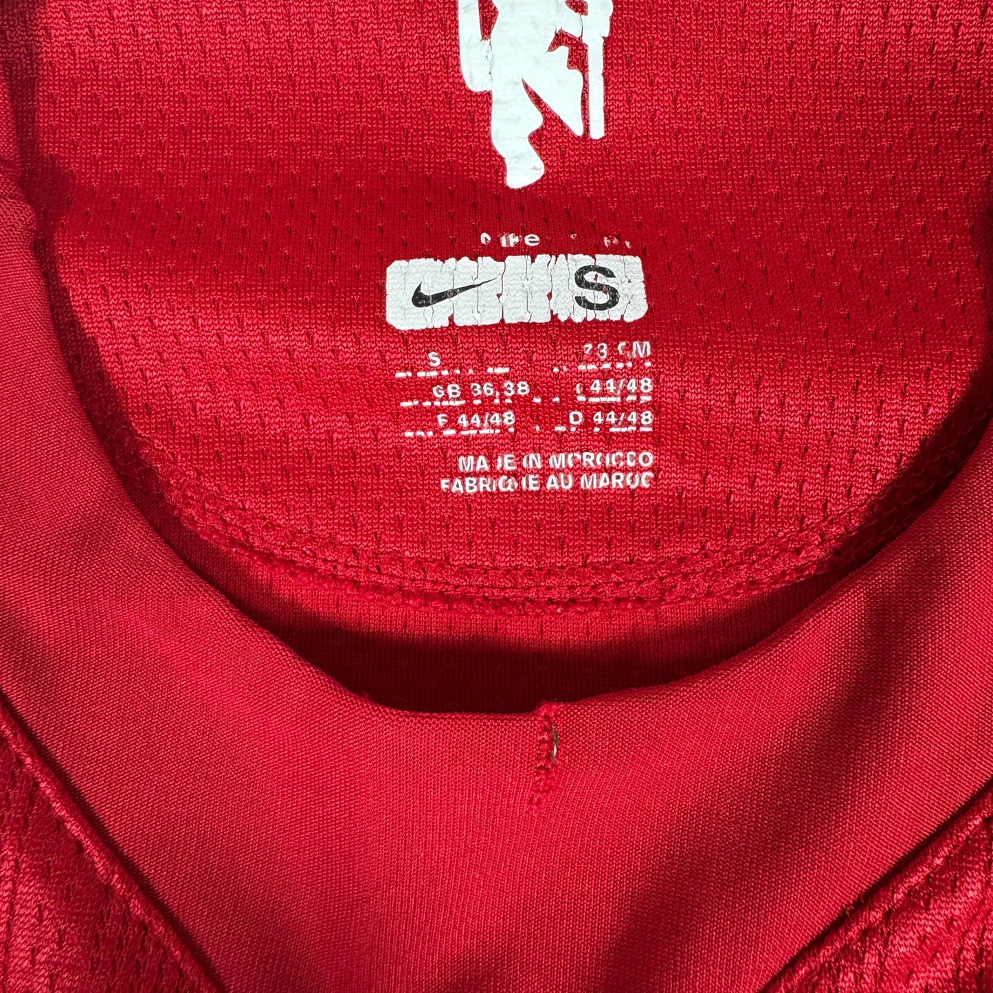 Manchester United 2007/2008/2009 Home Football Shirt Small