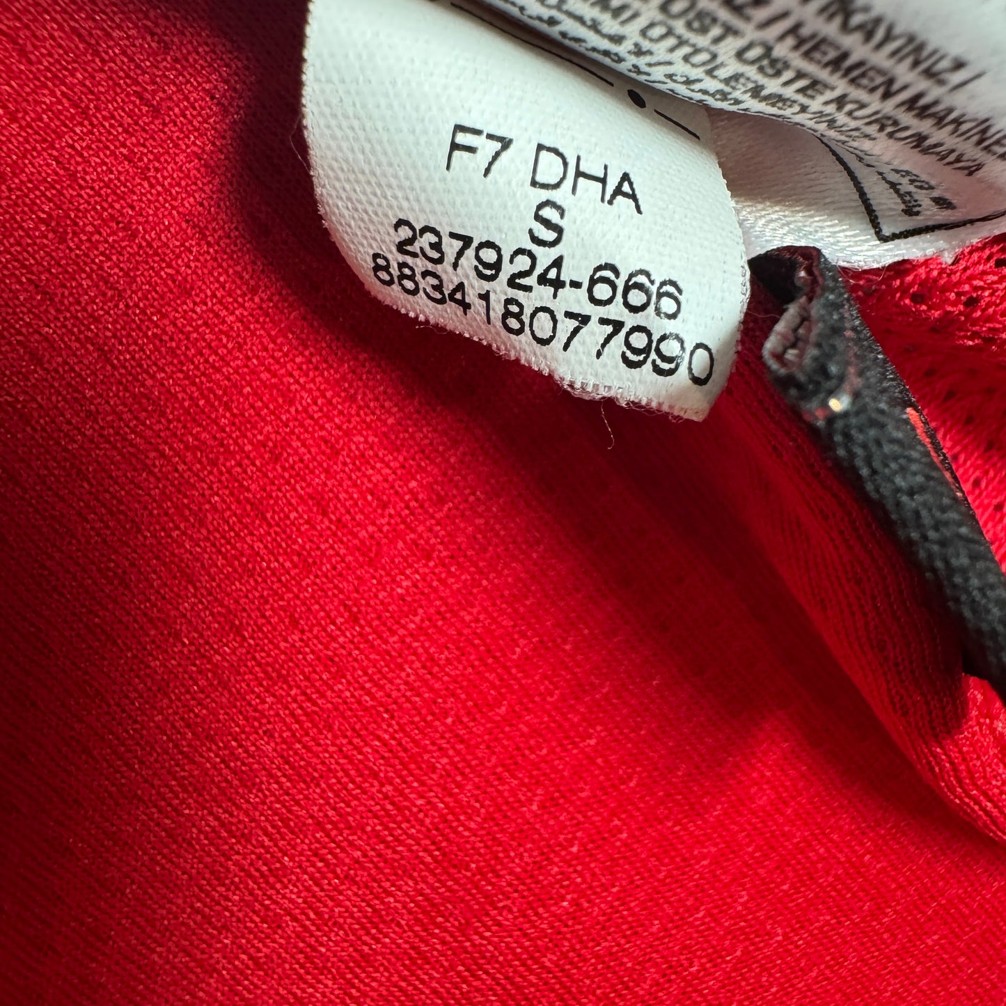 Manchester United 2007/2008/2009 Home Football Shirt Small