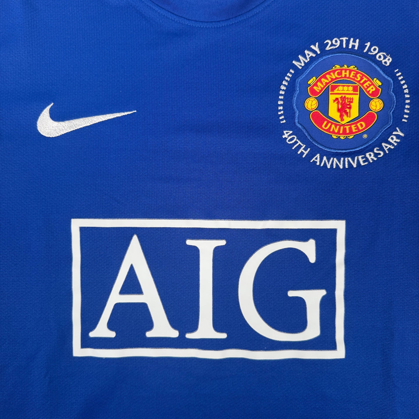 Manchester United 40th Anniversary 2008/2009 Third Football Shirt Medium