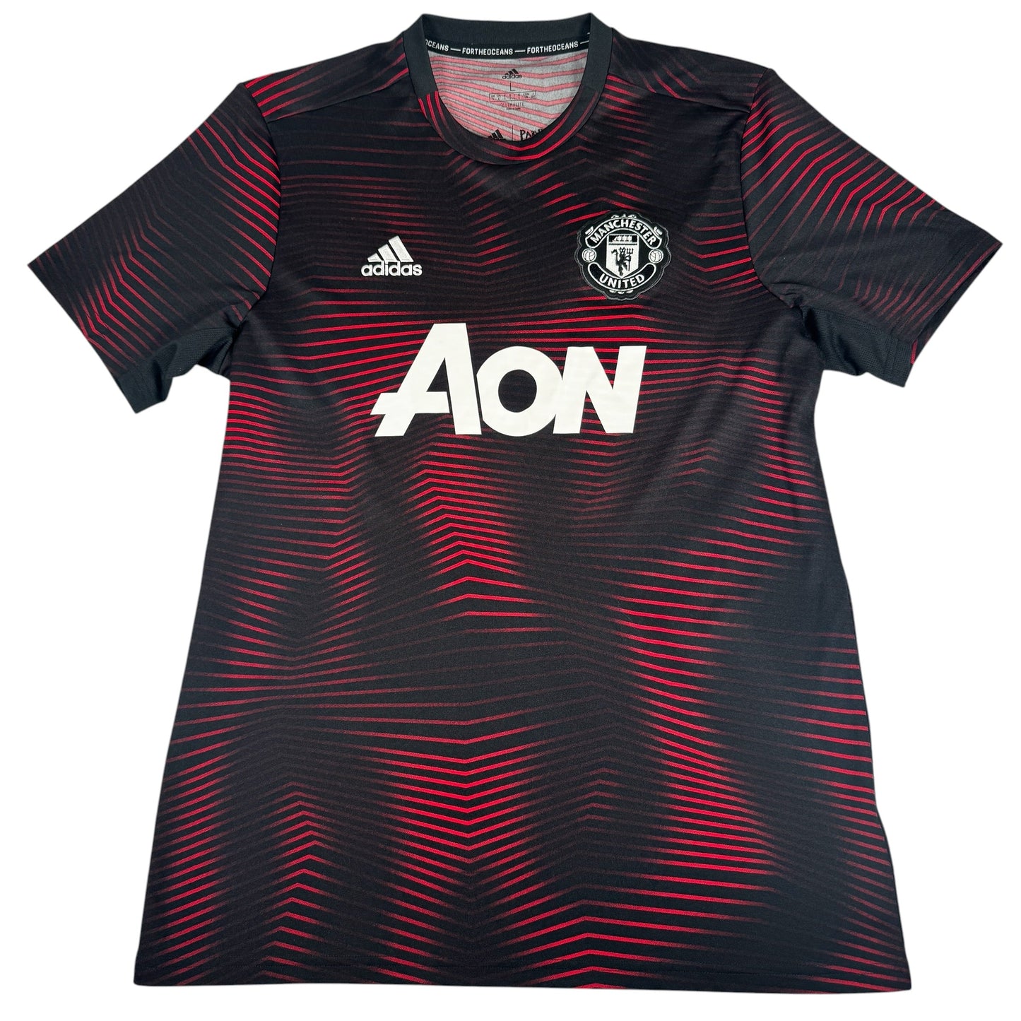 Manchester United 2018/2019 Pre Match Training Football Shirt Large