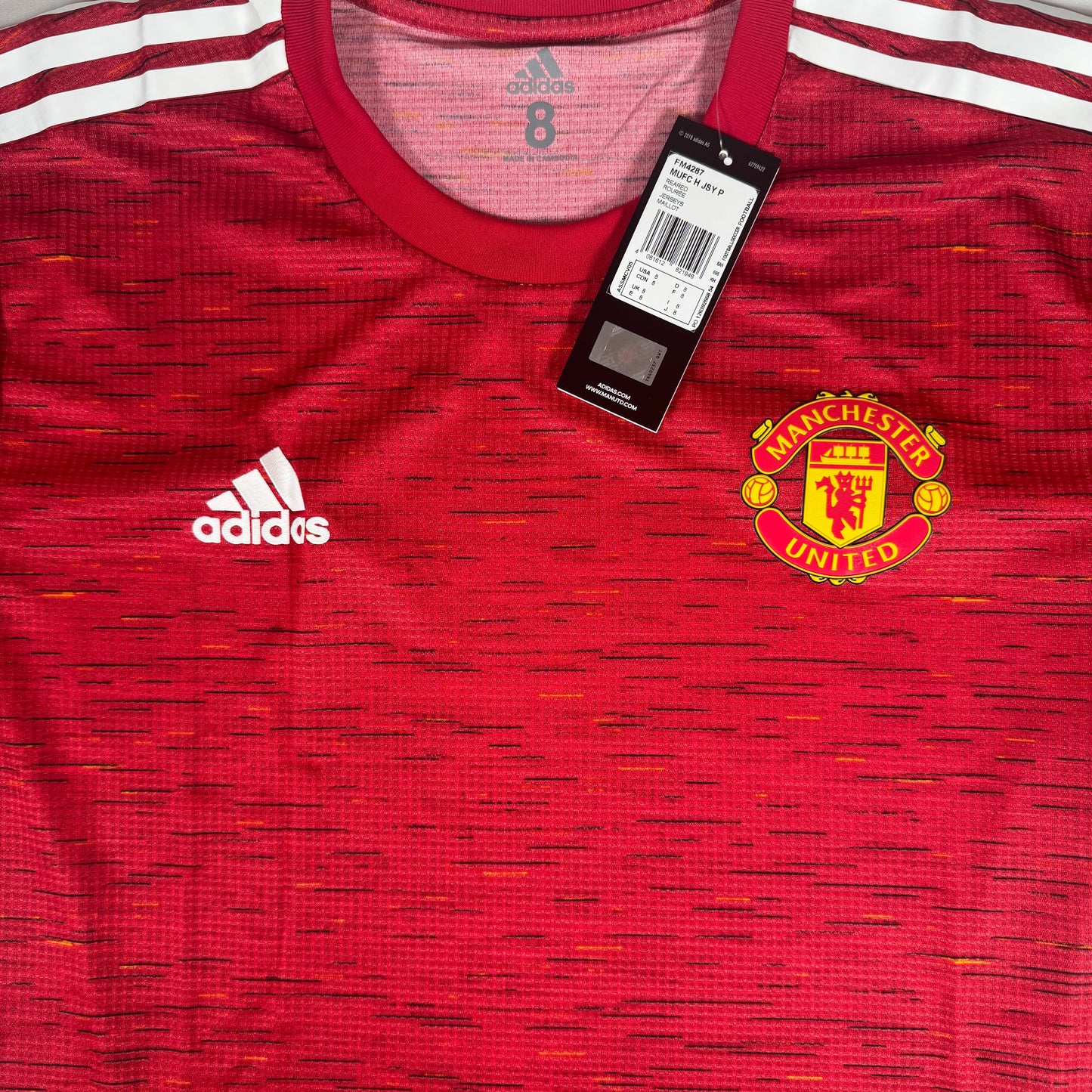 Manchester United 2020/2021 Kitroom Player Issue Home Football Shirt Large BNWT