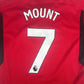 Manchester United 2023/2024 Home Football Shirt XL - MOUNT 7