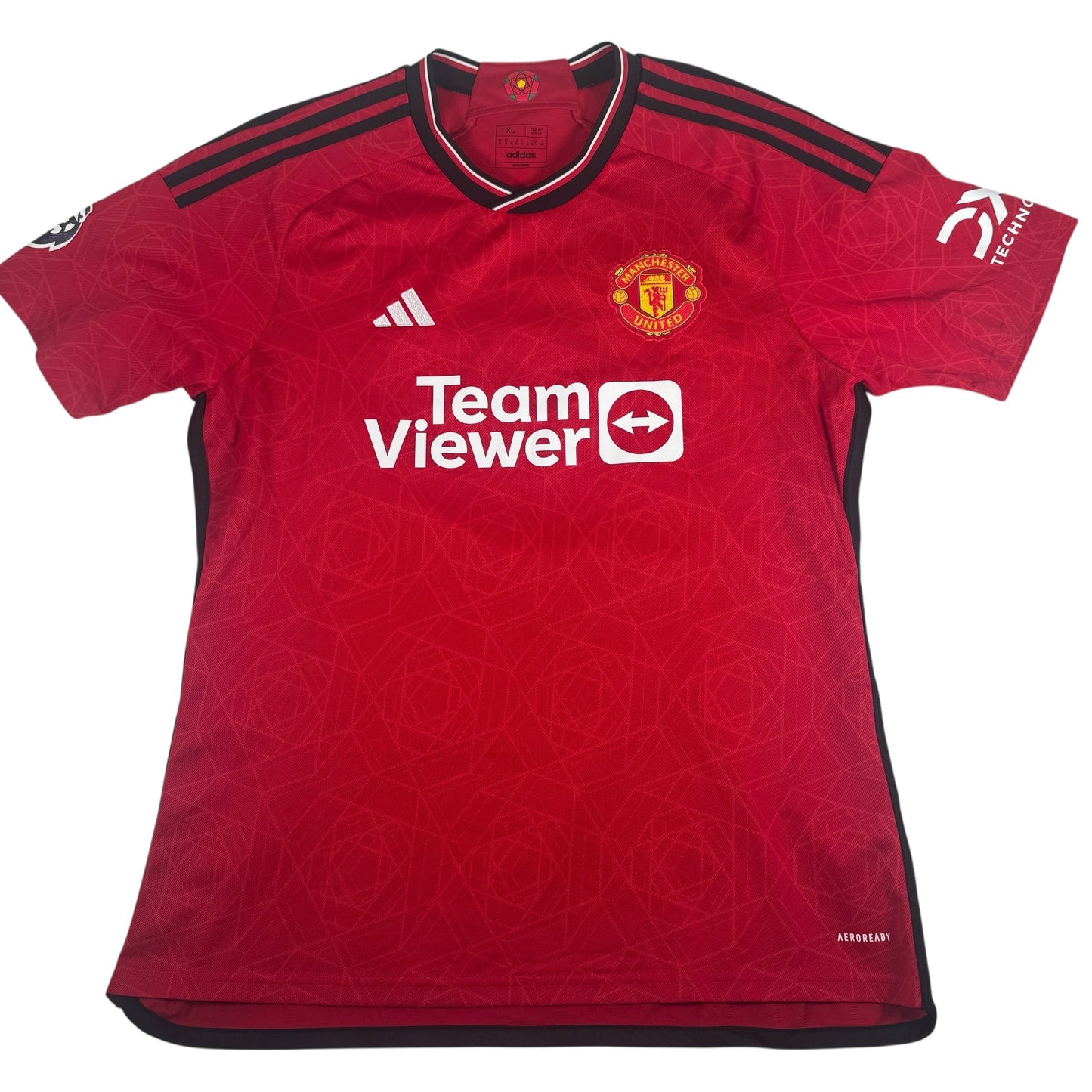 Manchester United 2023/2024 Home Football Shirt XL - MOUNT 7