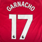 Manchester United 2024/2025 Home Football Shirt XL GARNACHO 17