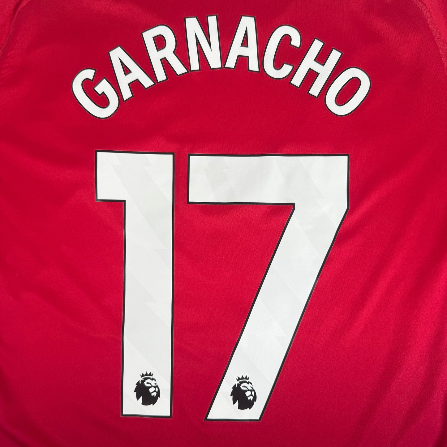 Manchester United 2024/2025 Home Football Shirt XL GARNACHO 17