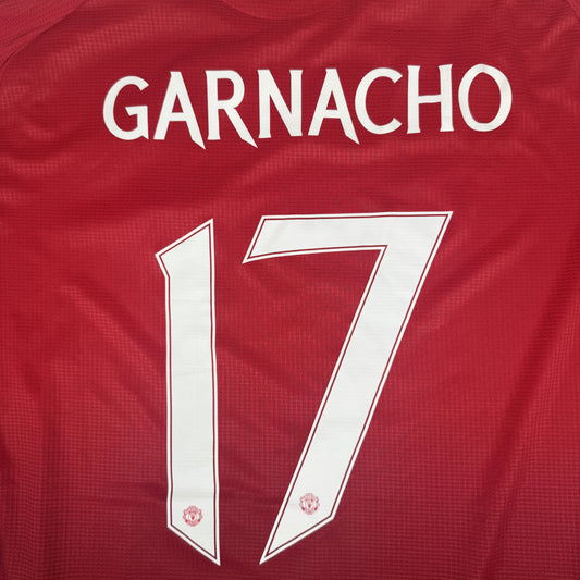 Garnacho 17 Manchester United 2024/2025 Home Football Shirt Heat.RDY Long Sleeve XXL