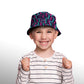 No Scotland No Party - Retro Blue & Pink - WC26 - Bucket Hat