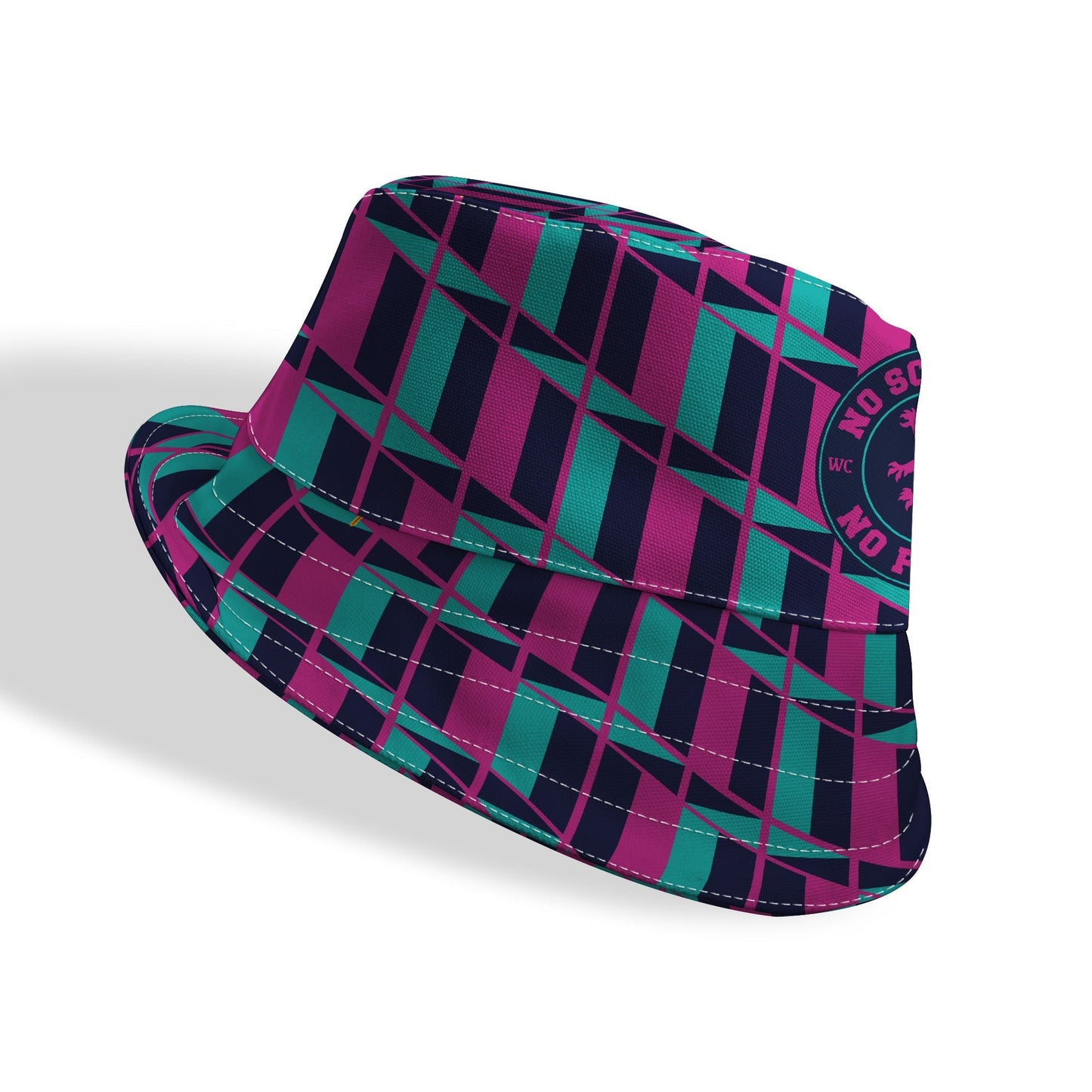 No Scotland No Party - Retro Blue & Pink - WC26 - Bucket Hat