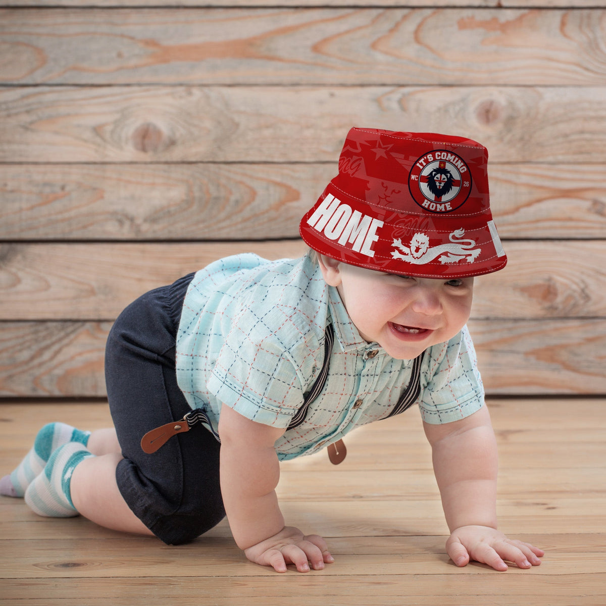 England - It's Coming Home - Red - WC26 - Bucket Hat