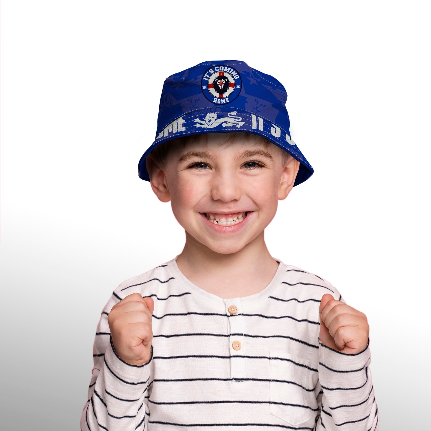 England - It's Coming Home - Blue - WC26 - Bucket Hat