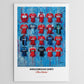 Middlesbrough FC Shirts - A2 Signed Limited Edition Prints