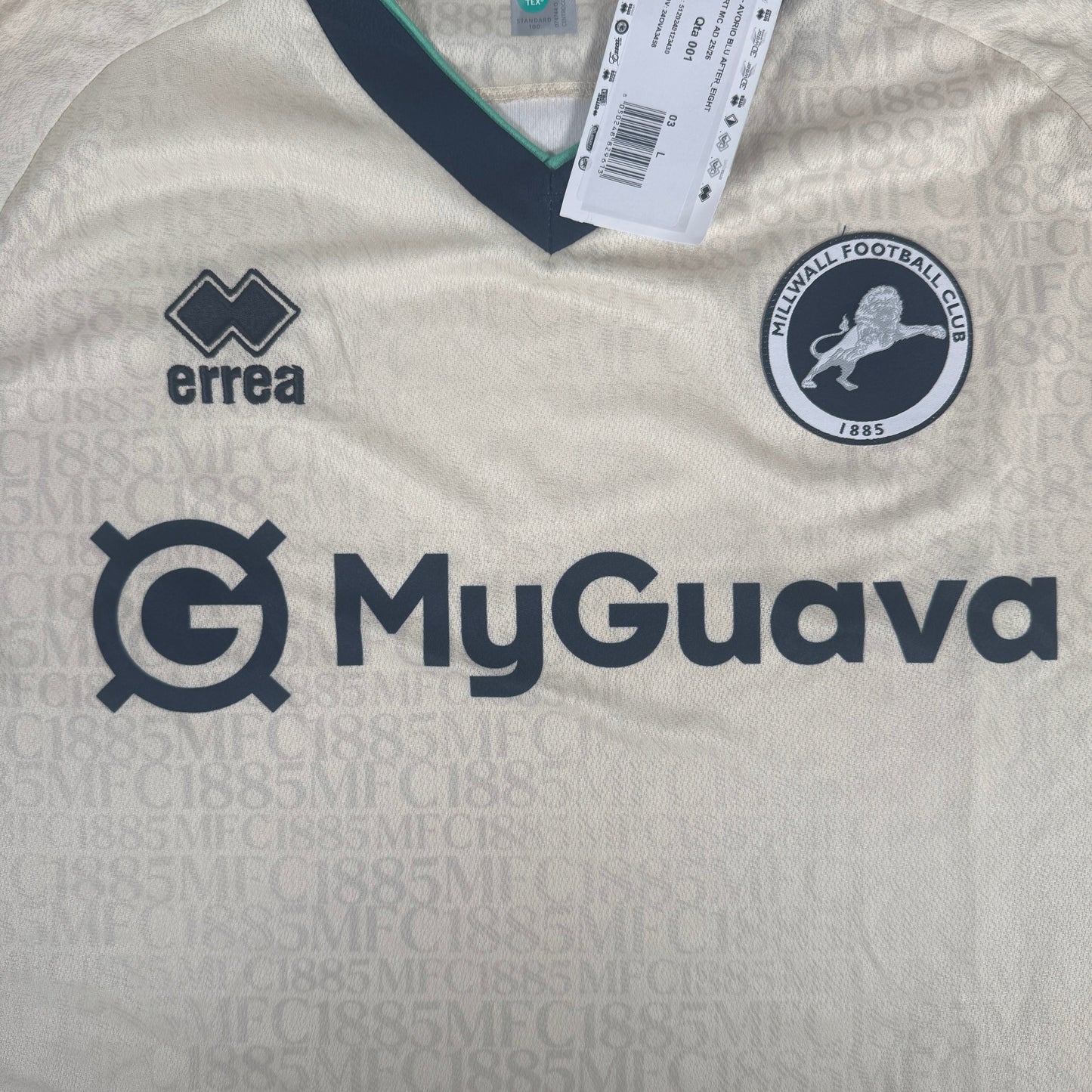 Millwall 2025/2026 Away Football Shirt Large BNWT