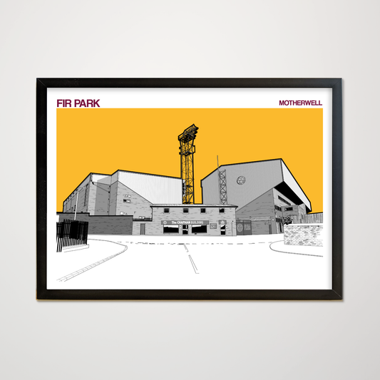 Motherwell Football Club Fir Park Stadium Posters
