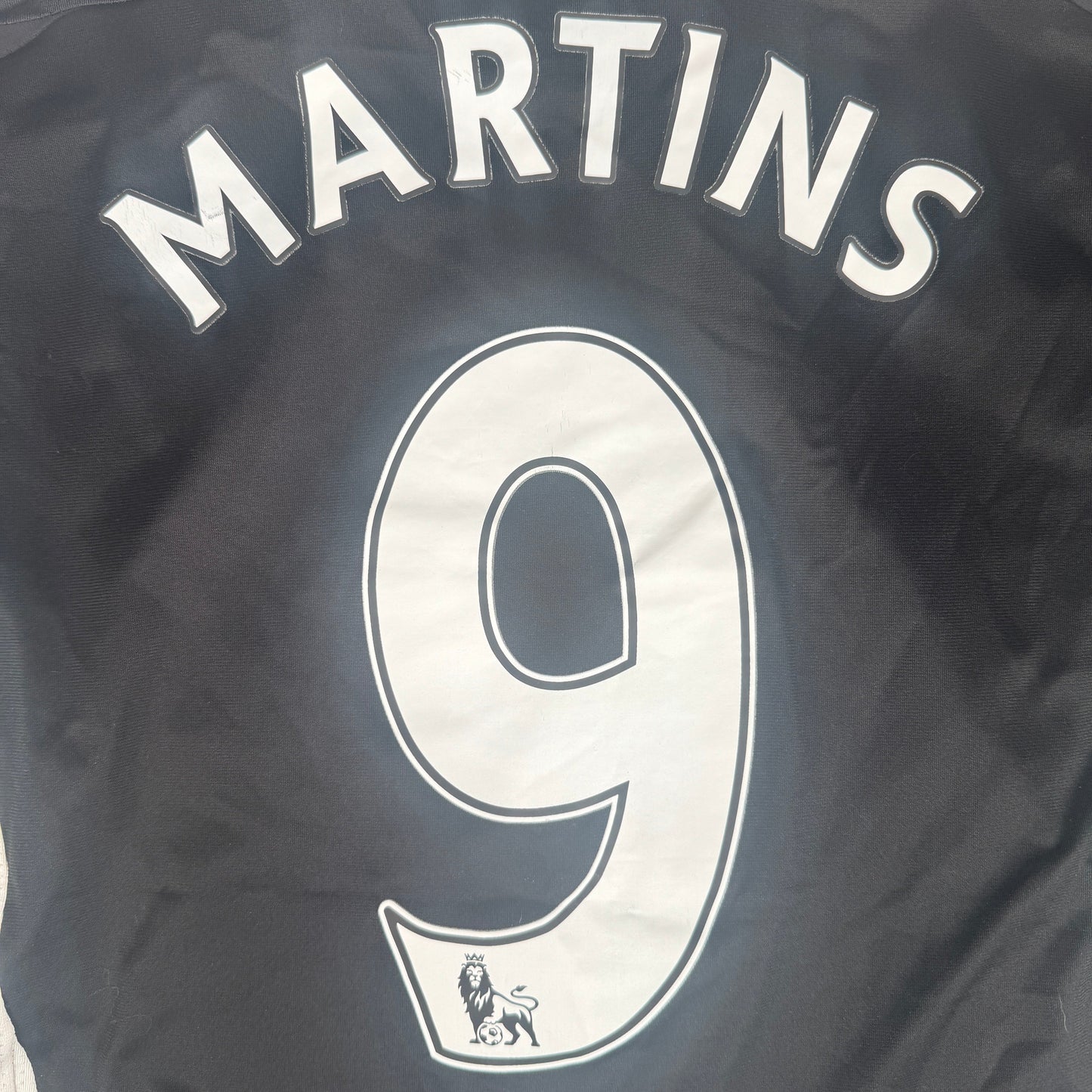 MARTINS 9 Newcastle United 2007/2008/2009 Home Football Shirt Small