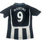 MARTINS 9 Newcastle United 2007/2008/2009 Home Football Shirt Small
