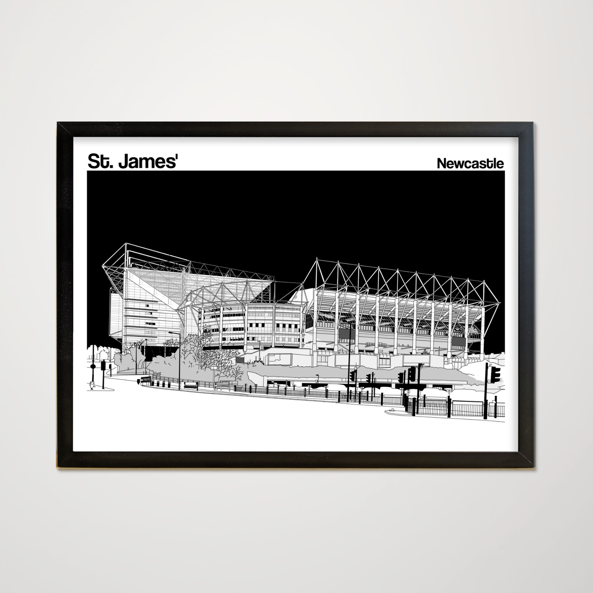 Newcastle United St. James' Park Prints