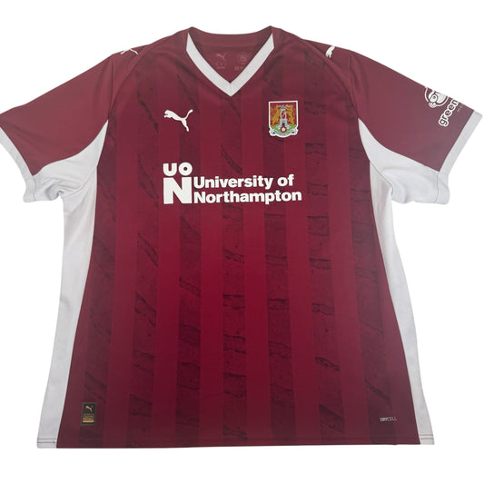 Northampton Town 2025/2026 Home Football Shirt 3XL