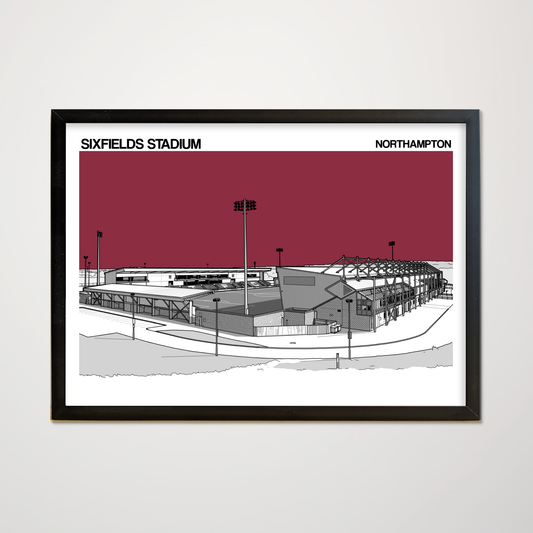 Northampton Town Football Club Sixfields Stadium posters