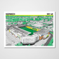 Norwich City Art Print of Carrow Road