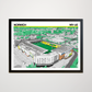 Norwich City Art Print of Carrow Road