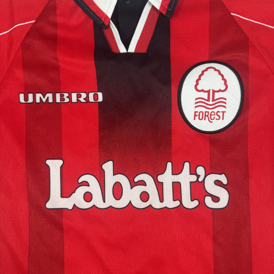 Nottingham Forest 1995/1996 Home Football Shirt Medium