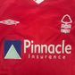 Nottingham Forest 2002/2003 Home Long Sleeve Football Shirt Small