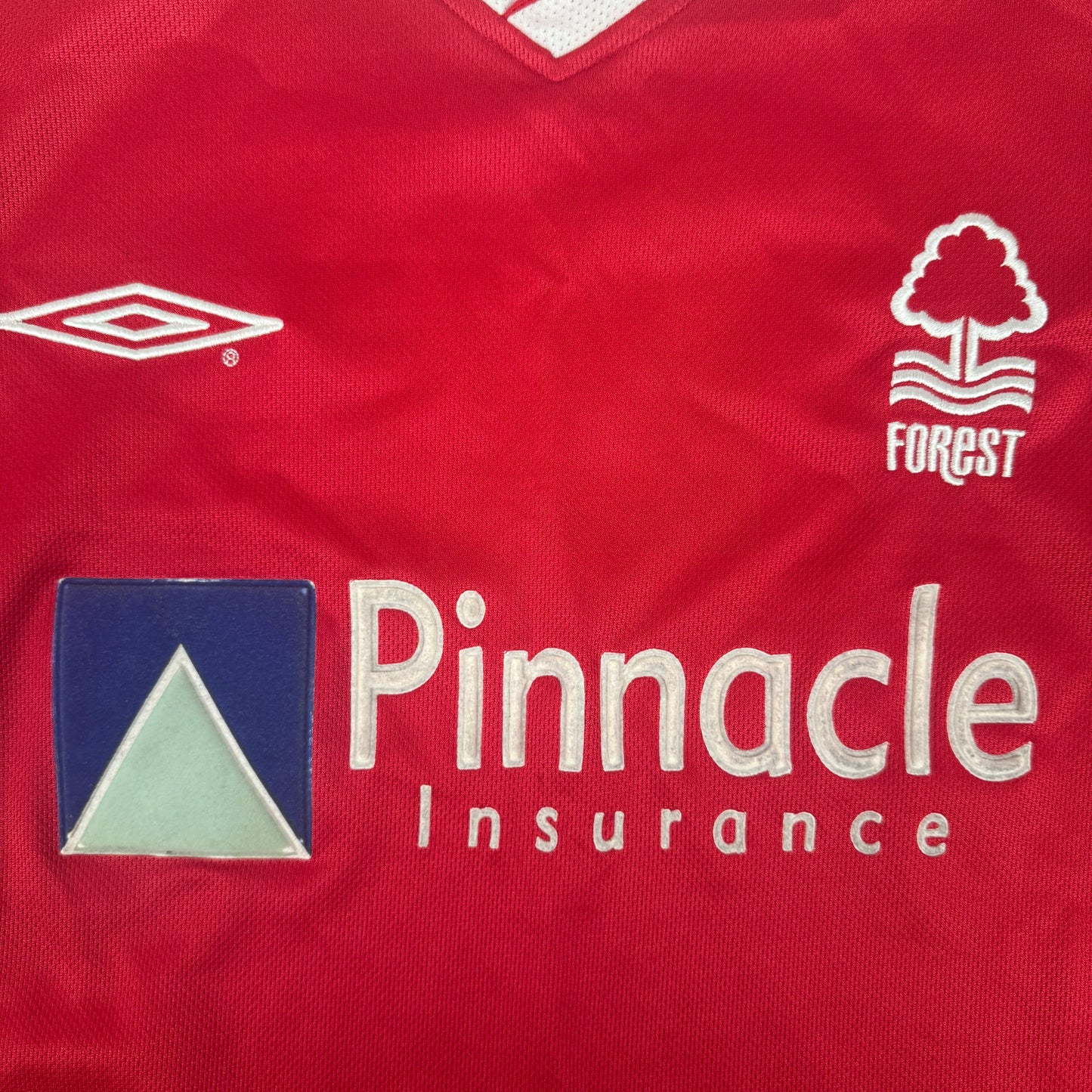Nottingham Forest 2002/2003 Home Long Sleeve Football Shirt Small