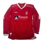 Nottingham Forest 2002/2003 Home Long Sleeve Football Shirt Small