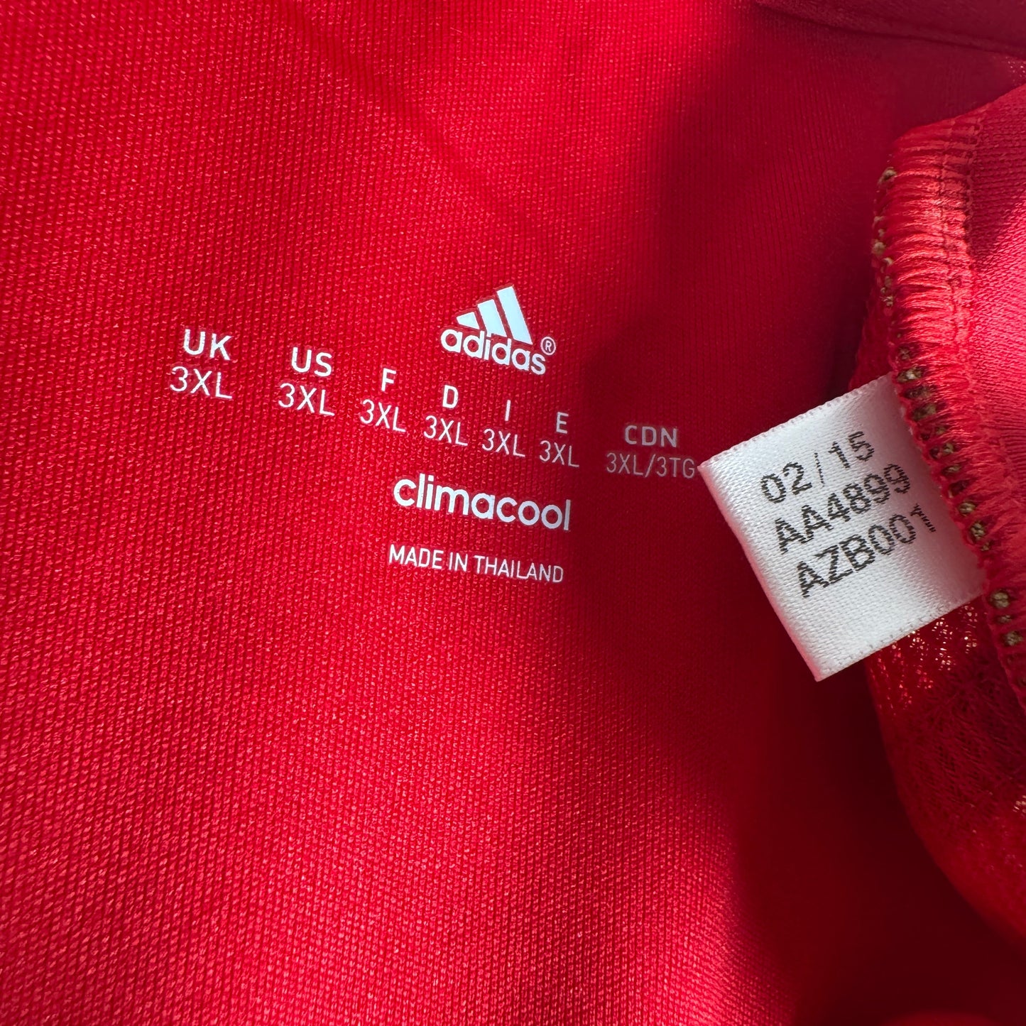 Nottingham Forest 2015/2016 Home Shirt 3XL