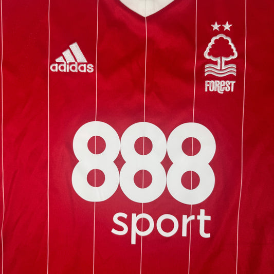 Nottingham Forest 2017/2018 Home Football Shirt Medium