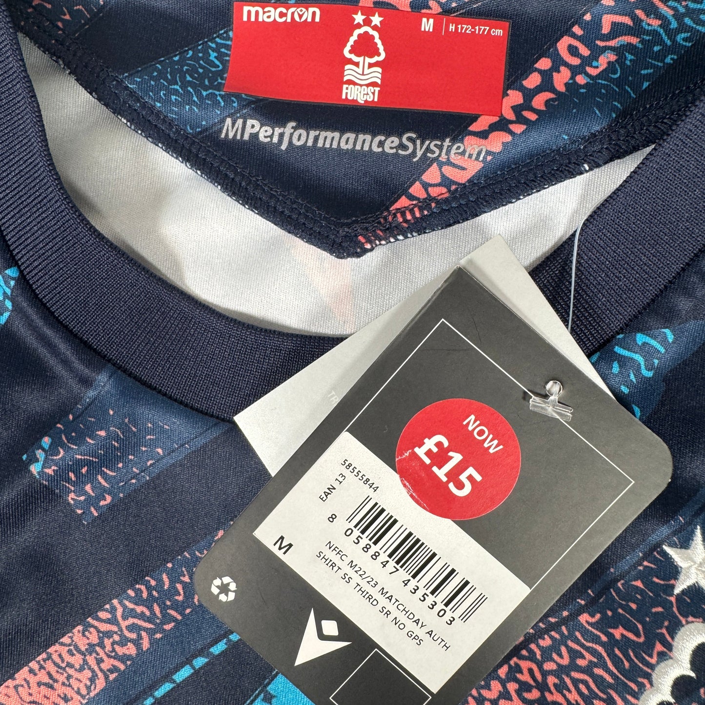 Nottingham Forest 2022/2023 Third Football Shirt Medium BNWT