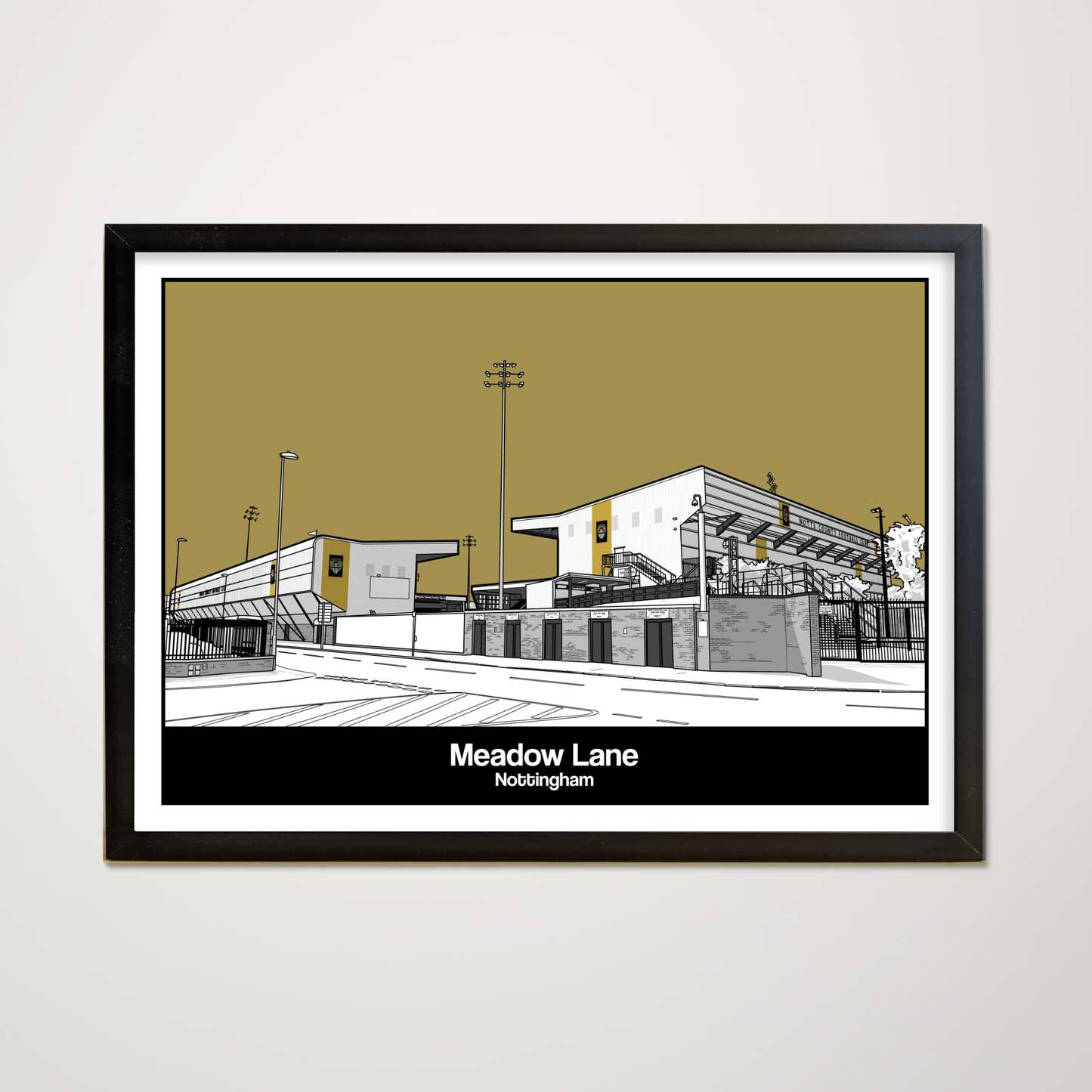 Notts County Football Club Meadow Lane posters