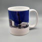 Oldham Athletic A.F.C. mug of Boundary Park
