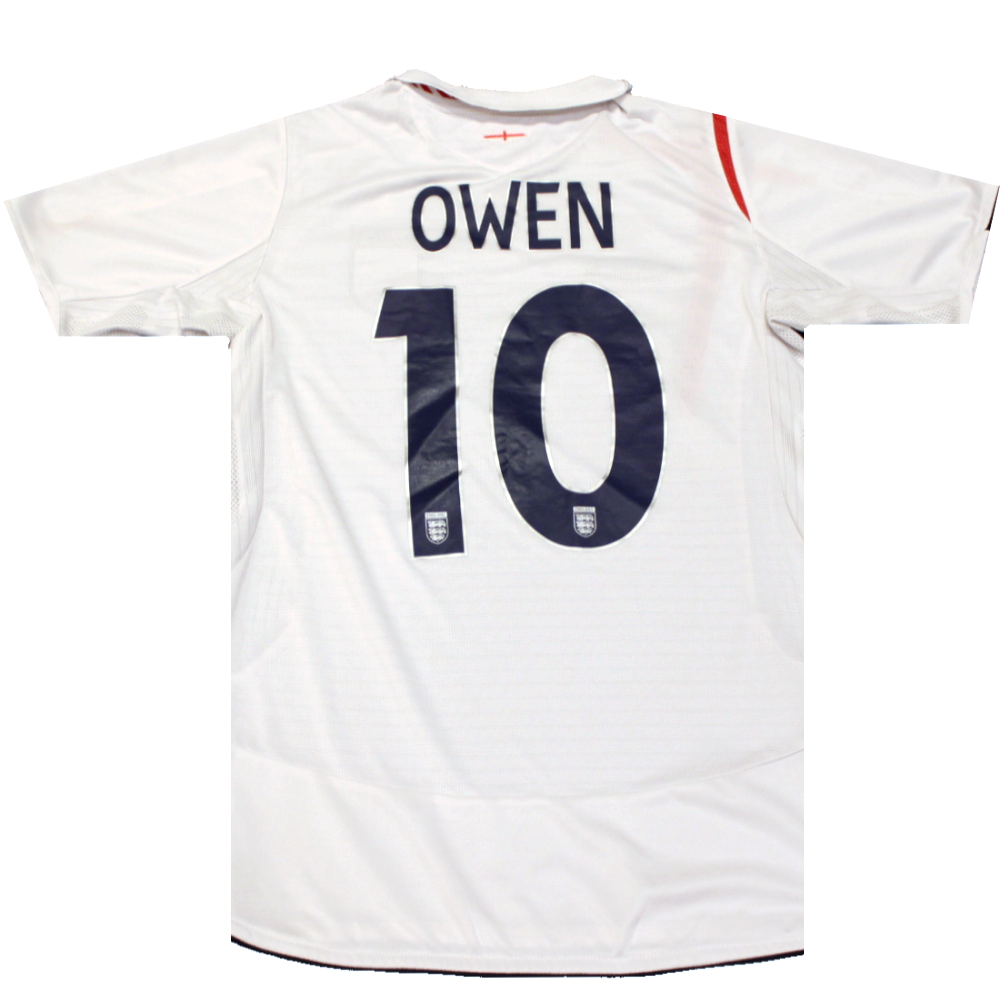 England 2006-2007 Home Football Shirt Michael Owen (Excellent) S